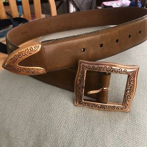 Brighton belt bronze accents medium